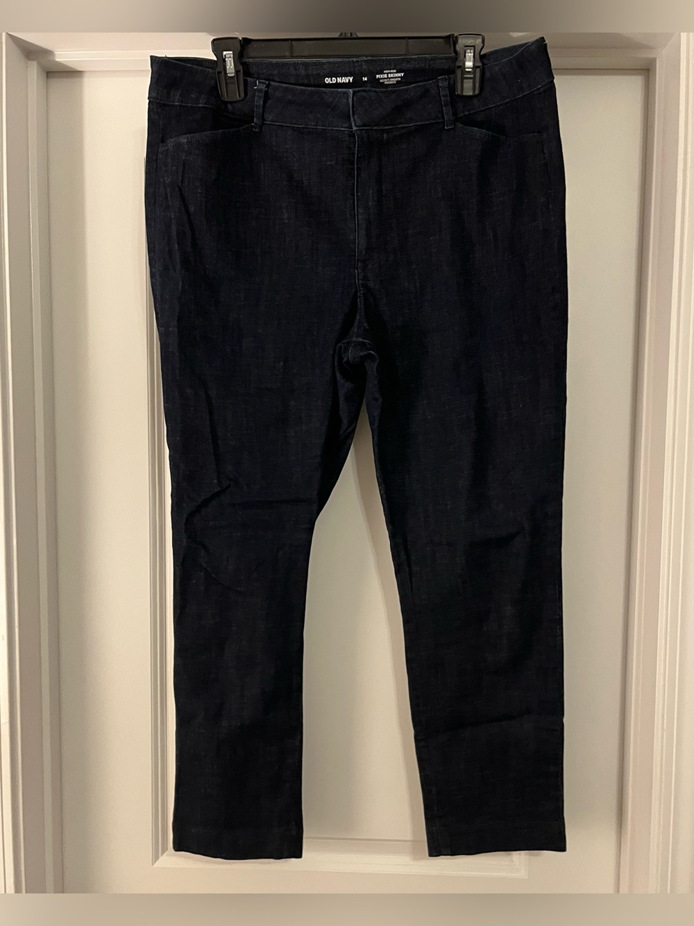 Old Navy high rise pixie skinny jean pants size 14